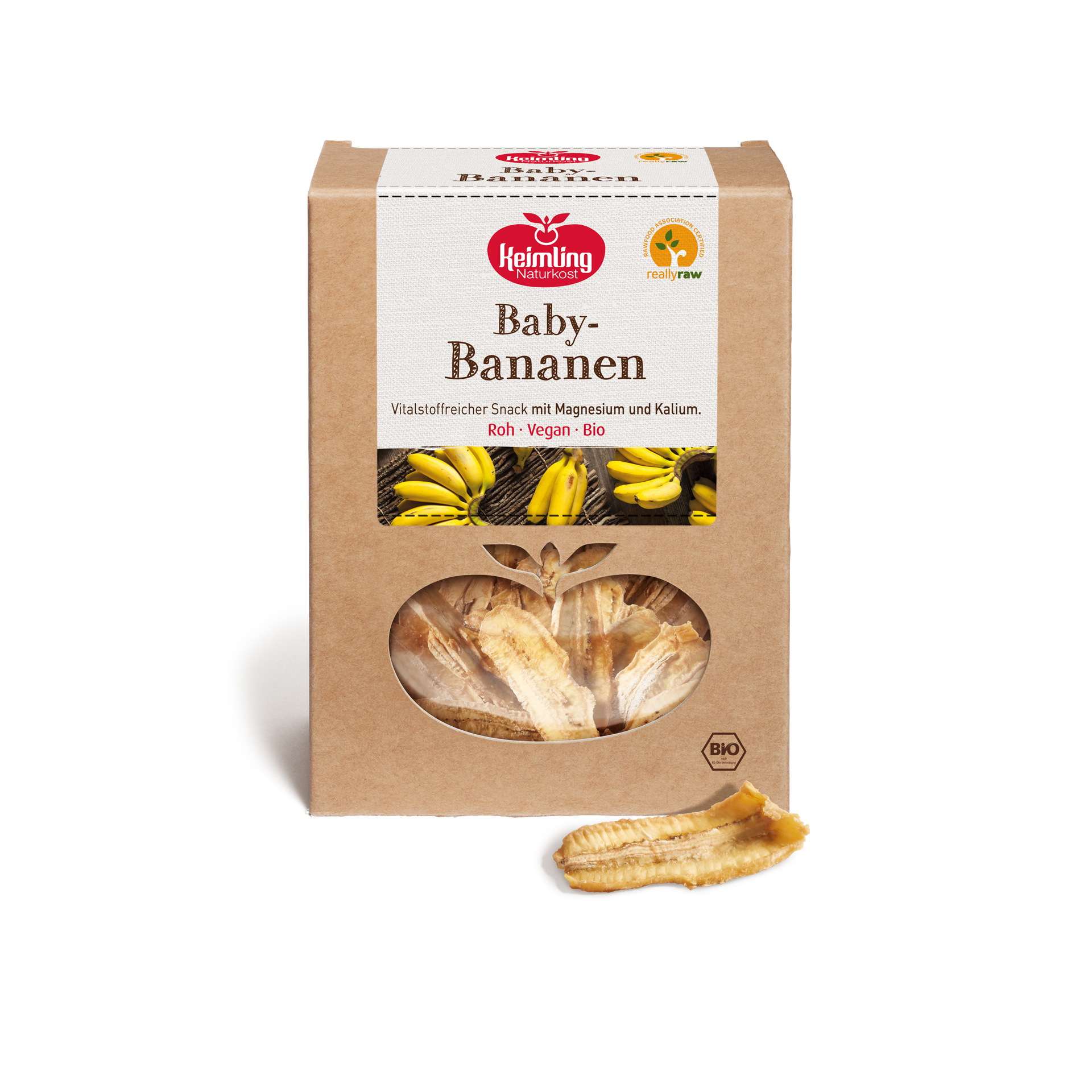 Baby-Bananen von Keimling Naturkost, really raw zertifiziert