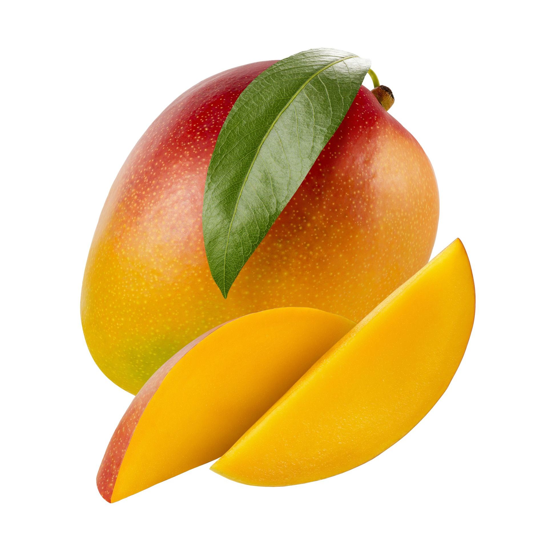 aufgeschnittene Mango