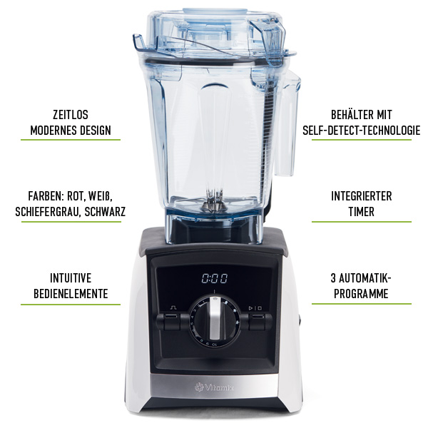 Vitamix ASCENT A2500i Hochleistungsmixer Merkmale